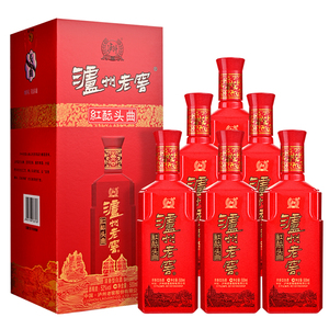 泸州老窖 红酝头曲52度500ml*6瓶整箱浓香型高度白酒送礼婚宴收藏
