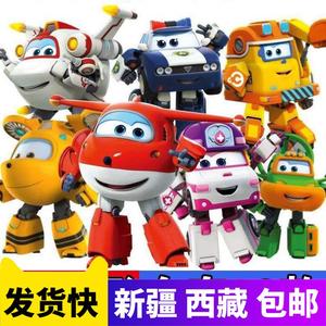 新疆西藏包邮超级飞侠玩具大号变形机器人全套套装新款乐迪小爱金