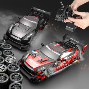 跨境热销Rc car遥控车四驱漂移赛车速比赛竞速汽车 Gtr模型玩具
