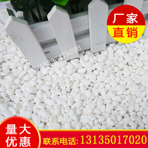 北京白石子天然白玉石鹅卵石雨花石多肉植物铺面盆栽装饰白色石头
