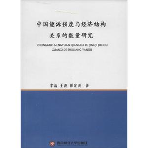 正版9成新图书|中国能源强度与经济结构关系的数量研究李洁，王波