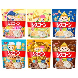 日本进口日清玉米片麦片巧克力甜甜圈香草泡牛奶零食儿童早餐代餐