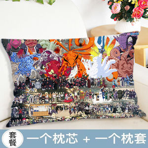 日式火影忍者抱枕卡卡西二次元双面枕头定制学生玩偶床上靠垫礼物