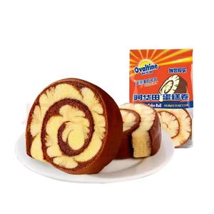 阿华田蛋糕卷整箱早餐风味夹心网红儿童面包卷零食瑞士卷年轮蛋糕