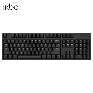 ikbcC104键盘机械键盘无线机械键盘樱桃键盘cherry机械键盘红轴茶