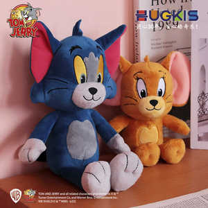 正版猫和老鼠公仔杰瑞鼠Jerry玩偶抱枕生日礼物汤姆猫Tom毛绒玩具