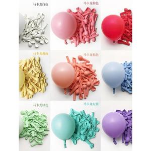 颜色多样婚庆布置汽球厂家加厚5寸圆形糖果气球五寸乳胶气球