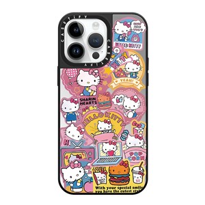 CASETi镜面牛奶hello kitty猫适用苹果15promax手机壳iPhone14promax保护套12全包13防摔13卡通可爱网红情侣5