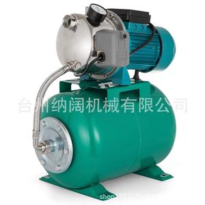 跨境不锈钢浅井喷射泵750W花园增压泵1.0HP抽水泵110V美规气罐泵