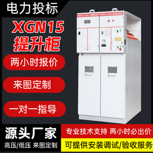 10KV高压环网柜XGN15-12进出线SF6六氟化硫负荷开关柜生产厂家
