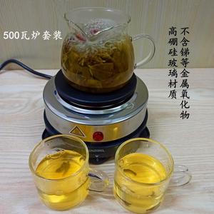 甘肃家用罐罐煮茶器300瓦电炉带开关熬茶罐200ml套装送2个茶杯