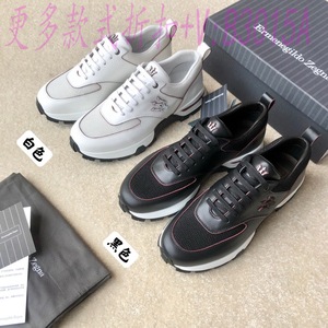 法国直邮zegna/杰尼亚男鞋网布透气鞋玛莎合作款时尚真皮运动鞋子
