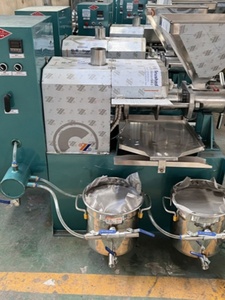 多功能生炸豆油机 炒榨一体榨油机 条排螺旋式山茶籽压油设备