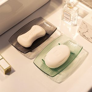 沥水肥皂免打孔置物架盒家用厕所北欧创意大号皂架塑料简约香皂盒