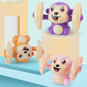 婴儿玩具翻滚猴儿童电动声控翻斗猴宝宝爬行益智男女孩翻跟头小猴