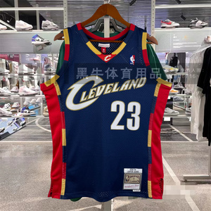 美版 骑士队23号james 詹姆斯球衣 男子篮球服 热压球迷版复古sw