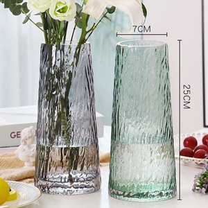 简约创意透明玻璃花瓶桌面水养玫瑰鲜花瓶北欧ins风客厅插花摆件