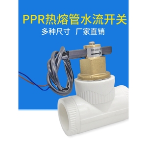 PPR热熔管通用空气能中央空调水流感应信号流量开关