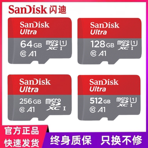 sandisk/闪迪 sdsqunc-128g-zn6ma _ 闪迪内存卡128g行车记录仪sd卡