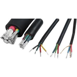 稀土铝合金电缆线国标橡胶软电线打桩机电缆2/3/4/5芯电源电缆线