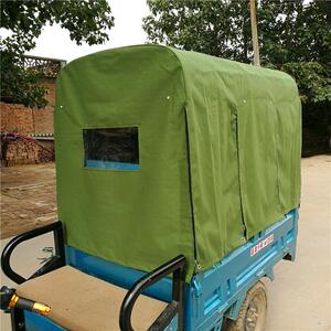 电动三轮车车棚定做帆布棚雨篷防水雨挡风棚加厚农用三轮车遮阳棚