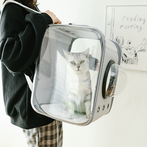 猫包便携外出透明超大容量泰迪宠物猫咪双肩书包兔鸭太空舱航空箱