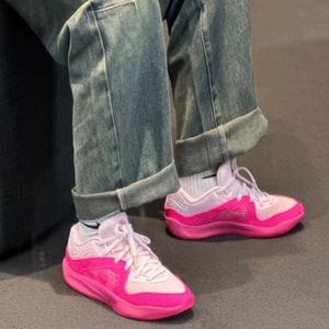 杜兰特16代篮球鞋粉白KD乳腺癌黑紫绿色低帮耐磨男子缓震运动鞋女