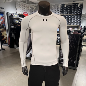 UA安德玛运动紧身衣男跑步训练健身服速干弹力压缩长袖T恤1257471