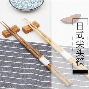 真正尖头无漆无蜡竹筷子鸡翅木细头实木家用日式吃饭料理寿司店筷