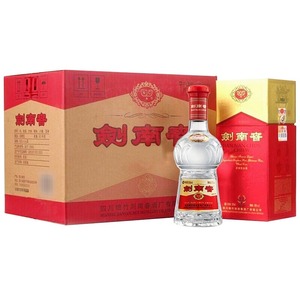 剑南春 水晶剑52度 500ml*6瓶装 原箱浓香型白酒