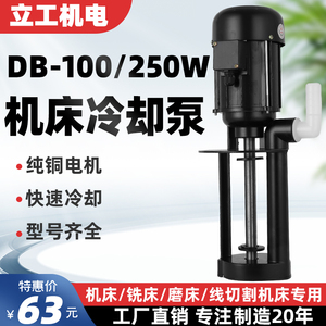 DB-100/250w机床泵油泵冷却泵单/三相电泵车床水泵磨床铣床线切割