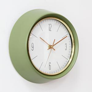 10寸金属挂钟表客厅卧室北欧简约现代时钟韩国款钟表创意