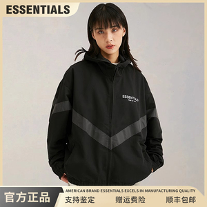 正品FEAR OF GOD复线essentials秋冬季美式宽松3M反光夹克冲锋衣