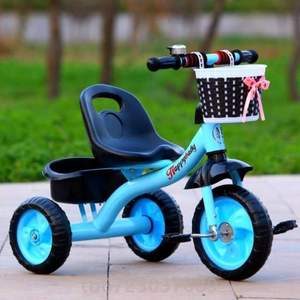 轮子脚踏车儿童可骑手的可推可推小车儿童儿童小孩三个坐.车车车