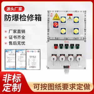 防爆检修箱插座箱配电柜防爆配电箱开关电源照明配电箱非标定电源