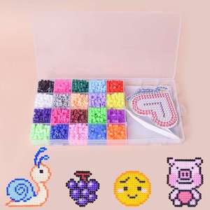 5mm spell beans 20 color set children's tional toys 3d three