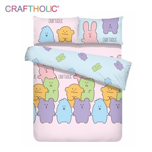 craftholic宇宙人床上四件套香港代购纯棉少女儿童单纯棉床上用品