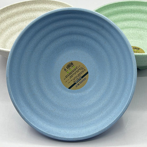可印logo新款摔不破的稻壳纤维面碗 可放微波炉餐具8寸烩面碗