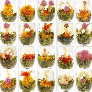 new.10pcs Art Flowers tea blooming tea 10 kinds of bloom flo