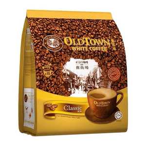 旧街场首单立减三合一速溶白咖啡粉马来西亚原装进口原味榛果味