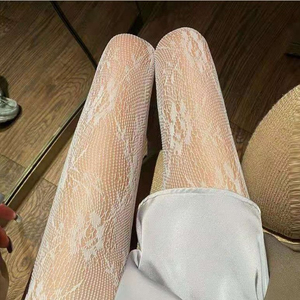 大码连裤情趣网袜洛丽塔日系可爱白丝袜非开裆撕裂美腿防勾丝