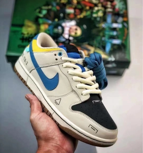 nike/耐克 dunk low _ 定制nike耐克dunk low高达动漫元素时尚简约