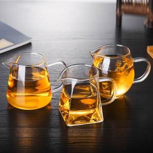 公道杯玻璃带茶漏一体套装加厚功夫喝茶杯耐热高温泡茶过滤分茶器