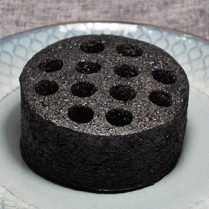 网红煤球饼蜂窝煤米糕零食好吃的特色美食早餐黑米糕黑煤球蛋糕
