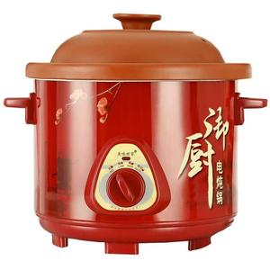 电炖锅扽煲43637顿锅纱煲插汤电带电顿家砂锅保汤用烫紫沙煮粥。