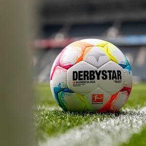 DERBYSTAR德比星德甲职业联赛俱乐部用球超纤触感5号比赛手缝足球