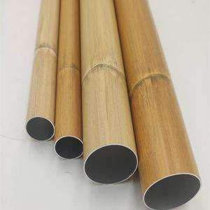 不锈钢竹节管 户外篱笆围栏 仿真竹子管 镀锌木纹管 铝管圆管定制