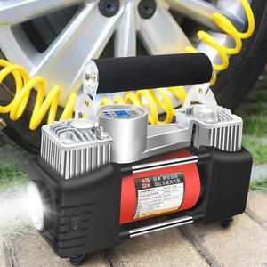 车载充气泵双缸高压汽车用冲打气棒德国小型便携式加气车用多功能