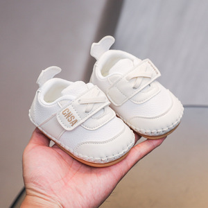 回力女宝宝鞋子春秋一岁婴儿鞋软底03-6-9个月男童学步鞋软皮软底