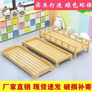 托管班午睡床小学生实木床午托床木制儿童小床午休叠叠床